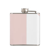 Modern Live Love Laugh Positive Motivation Quote Heupfles (Achterkant)