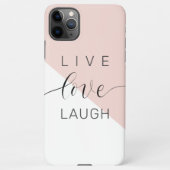 Modern Live Love Laugh Positive Motivation Quote iPhone Hoesje (Achterkant)