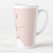 Modern Live Love Laugh Positive Motivation Quote Latte Mok (Rechts)