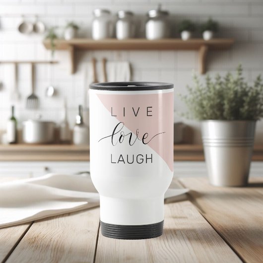 Modern Live Love Laugh Positive Motivation Quote Reisbeker