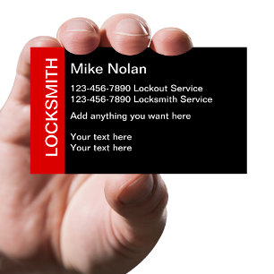 Modern Locksmith Security Theme Visitekaartje