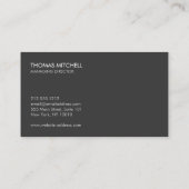 Modern Logo 3 voor onroerend goed, bouwer, archite Visitekaartje (Achterkant)