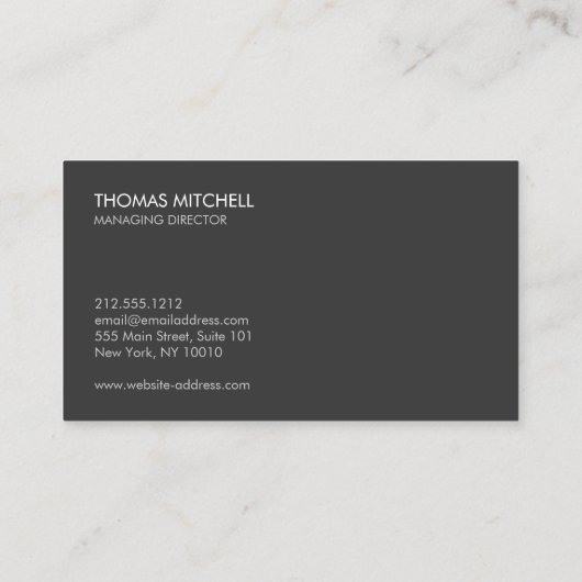 Modern Logo 3 voor onroerend goed, bouwer, archite Visitekaartje (Achterkant)