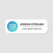 Modern Logo bedrijf Corporate Professional Naamplaatje (Voorkant)