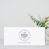 Modern Logo Cadeaubewijs Voeg Uw Bedrag Toe  (Staand voorkant)