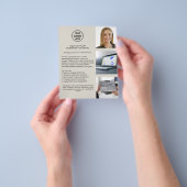 Modern Logo Consultant Business Flyer (Hand)