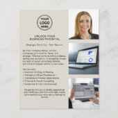 Modern Logo Consultant Business Flyer (Voorkant)