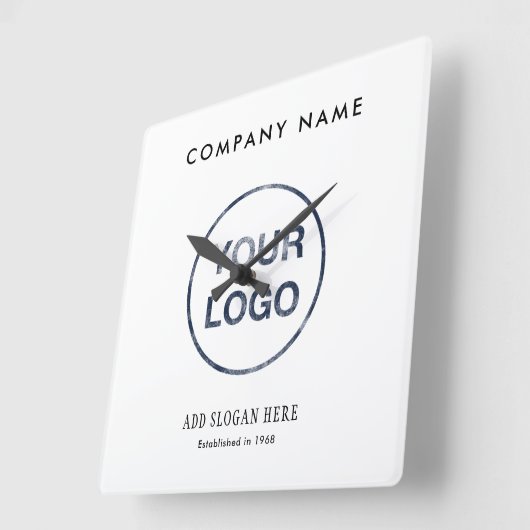 Modern Logo Design Company Vierkante Klok (Hoek)