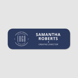 Modern logo eenvoudig werknemers magnetische veili naamplaatje