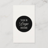 Modern Logo Elegant Minimalistisch Professioneel Visitekaartje (Achterkant)