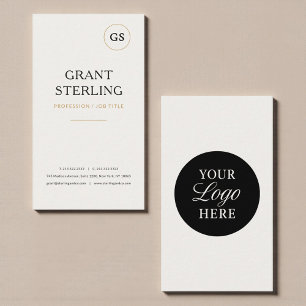 Modern Logo Elegant Minimalistisch Professioneel Visitekaartje