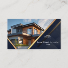 Modern Logo Foto Makelaar Makelaar Vastgoed Agent Visitekaartje