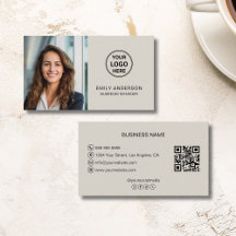 Modern Logo Foto QR Sociale Media Professioneel