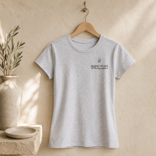 Modern Logo Fotograaf Script Zakelijk Tri-Blend Shirt
