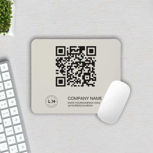Modern Logo Gepersonaliseerd Bedrijf Muismat