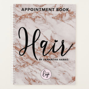 Modern Logo Haarstylist Appointment Book Planner