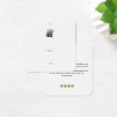 Modern Logo Hanging Square Clothing Price Label Vierkante Visitekaartjes (Bureau)