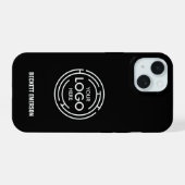 Modern Logo iPhone 15 Case (Achterkant horizontaal)