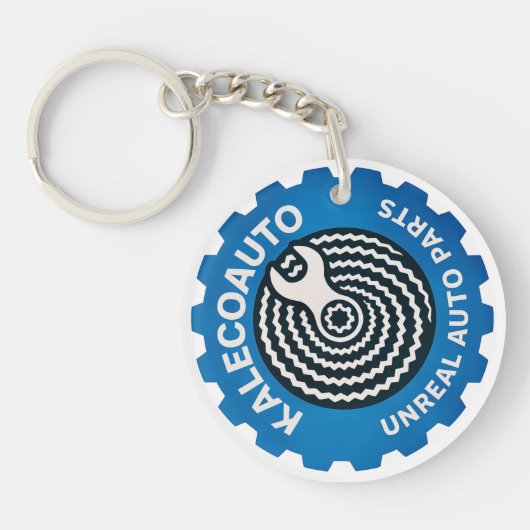 Modern Logo Keychain (Voorkant)