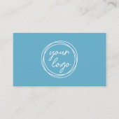 Modern Logo met Aangepaste Kleur Professioneel Ele Visitekaartje (Voorkant)