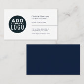 Modern Logo Minimalistisch Visitekaartje (Voorkant / Achterkant)