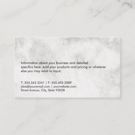 Modern logo onroerend goed visitekaartje (Achterkant)