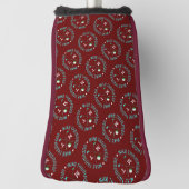 Modern Logo Pattern voor een stijlvolle golfspeler Golfheadcover (Draai 90)