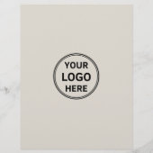 Modern Logo Photo Professional Business Flyer (Achterkant)