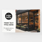 Modern Logo Photo Professional Business Spandoek (Horizontaal)