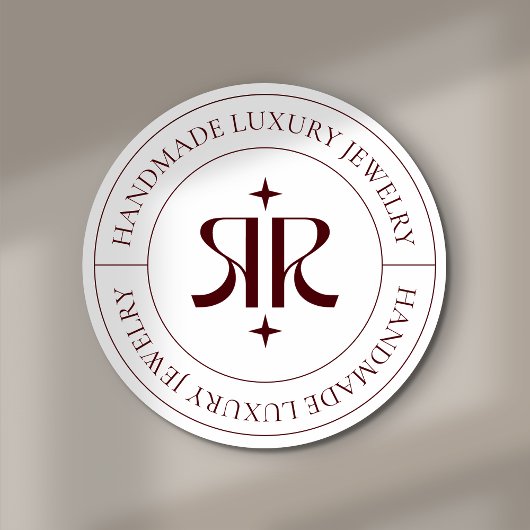 Modern Logo Product Packaging Sticker