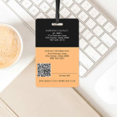 Modern logo, QR bedrijfsbadge Badge