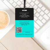 Modern logo, QR-bedrijfsbadge Badge