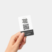 Modern Logo QR-code naamkaart personeel Badge (Handheld)