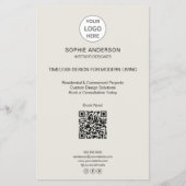 Modern Logo QR Minimaal Professioneel Bedrijfsmati Flyer (Voorkant)