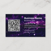 Modern Logo Scanbare QR-code Website Social Media Visitekaartje (Voorkant)