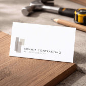 Modern logo voor algemene aannemer visitekaartje