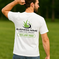 Modern Logo Voor Grasmaaien en Landschapsdiensten