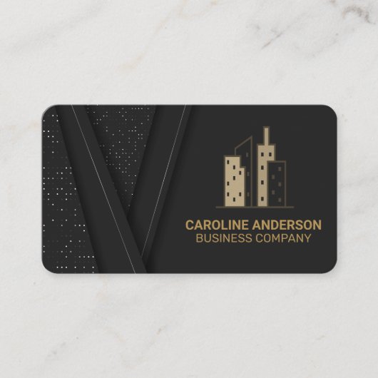 Modern Logo voor Vastgoed | Luxe Visitekaartje (Voorkant)