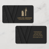 Modern Logo voor Vastgoed | Luxe Visitekaartje (Voorkant / Achterkant)