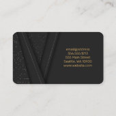 Modern Logo voor Vastgoed | Luxe Visitekaartje (Achterkant)