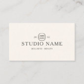 Modern Logo Wellness Schoonheidsstudio Visitekaartje (Voorkant)