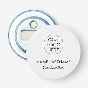 Modern Logo Zakelijk Button Flesopener