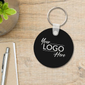 Modern Logo Zwart Sleutelhanger