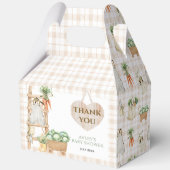 Modern lokaal geteeld Boerderij markt Baby shower Bedankdoosjes (Voorkant)