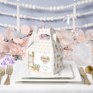 Modern lokaal geteeld Boerderij markt Baby shower Bedankdoosjes