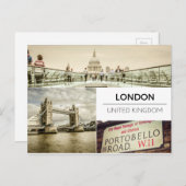 Modern London Briefkaart (Voorkant / Achterkant)