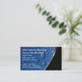 Modern Loodgieter Water Thema Ontwerp Visitekaartje (Staand voorkant)