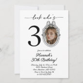 Modern Look Who's 30 foto Verjaardag voor volwasse Kaart (Voorkant)