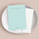 Modern Lotus Flower Mandalal Yoga Teacher Vierkante Visitekaartje