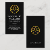 Modern Lotus Logo Visitekaartje (Voorkant / Achterkant)